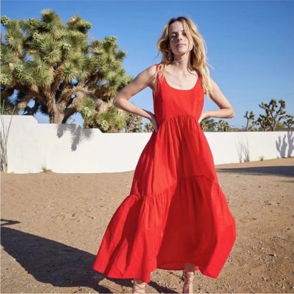 AYR Red Midi Dress - Picture 2 of 15